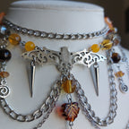 Collier "Spiky Bat"