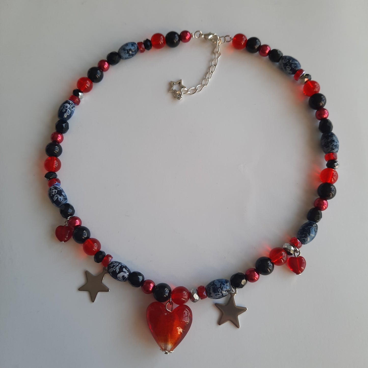Collier "Coeur Rouge"