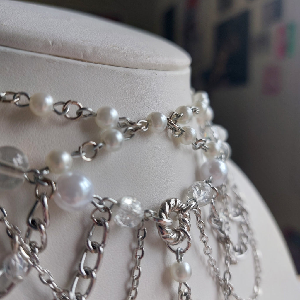 Collier "Lune de Quartz"