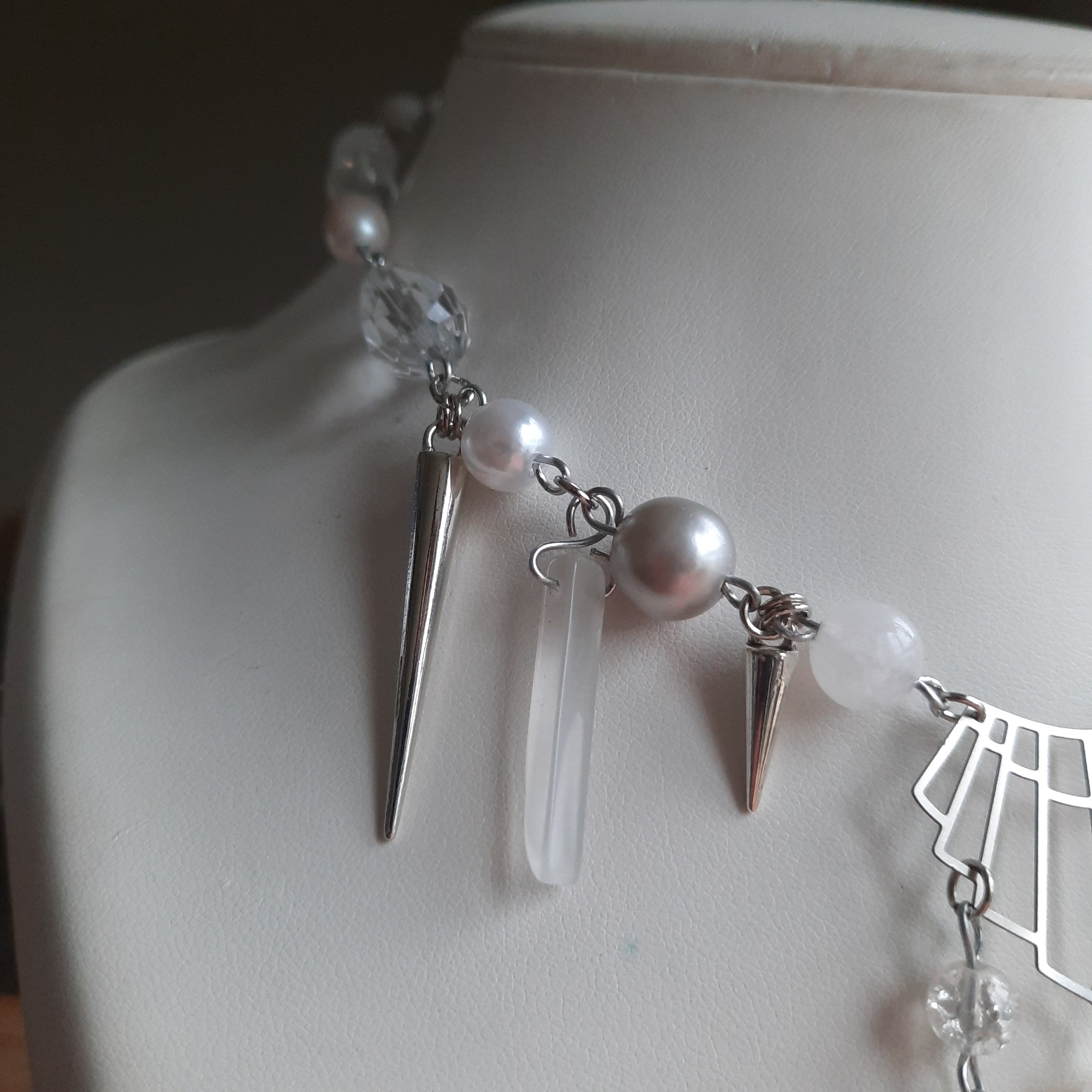 Collier "Cristaux Liquides"