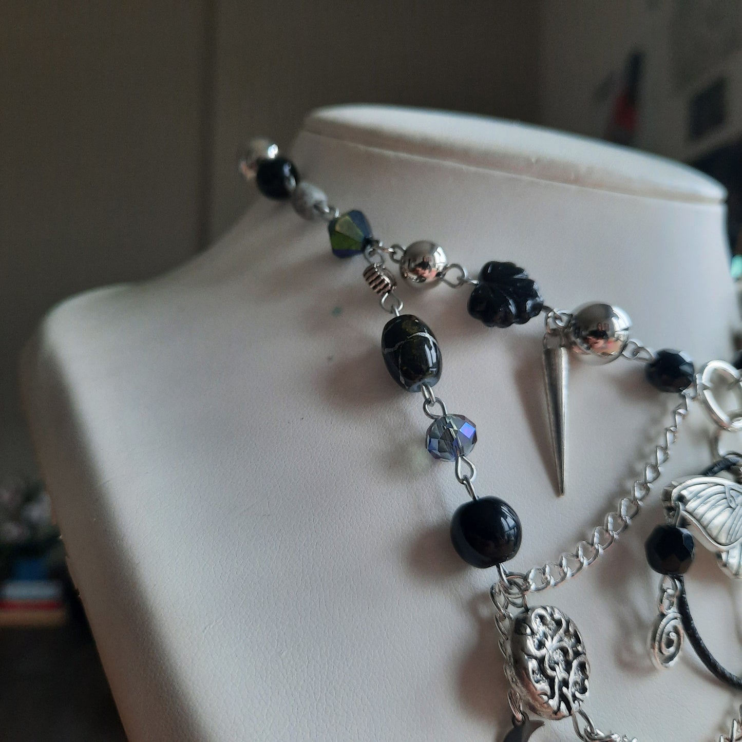 Collier "Papillon Noir"