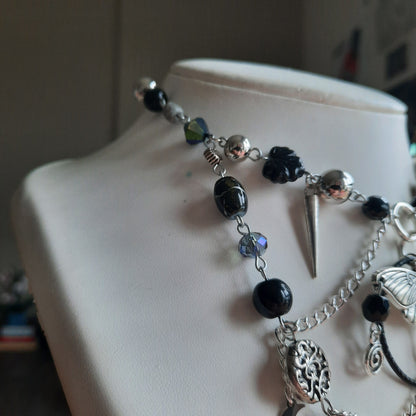 Collier "Papillon Noir"