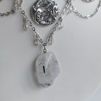 Collier "Lune de Quartz"