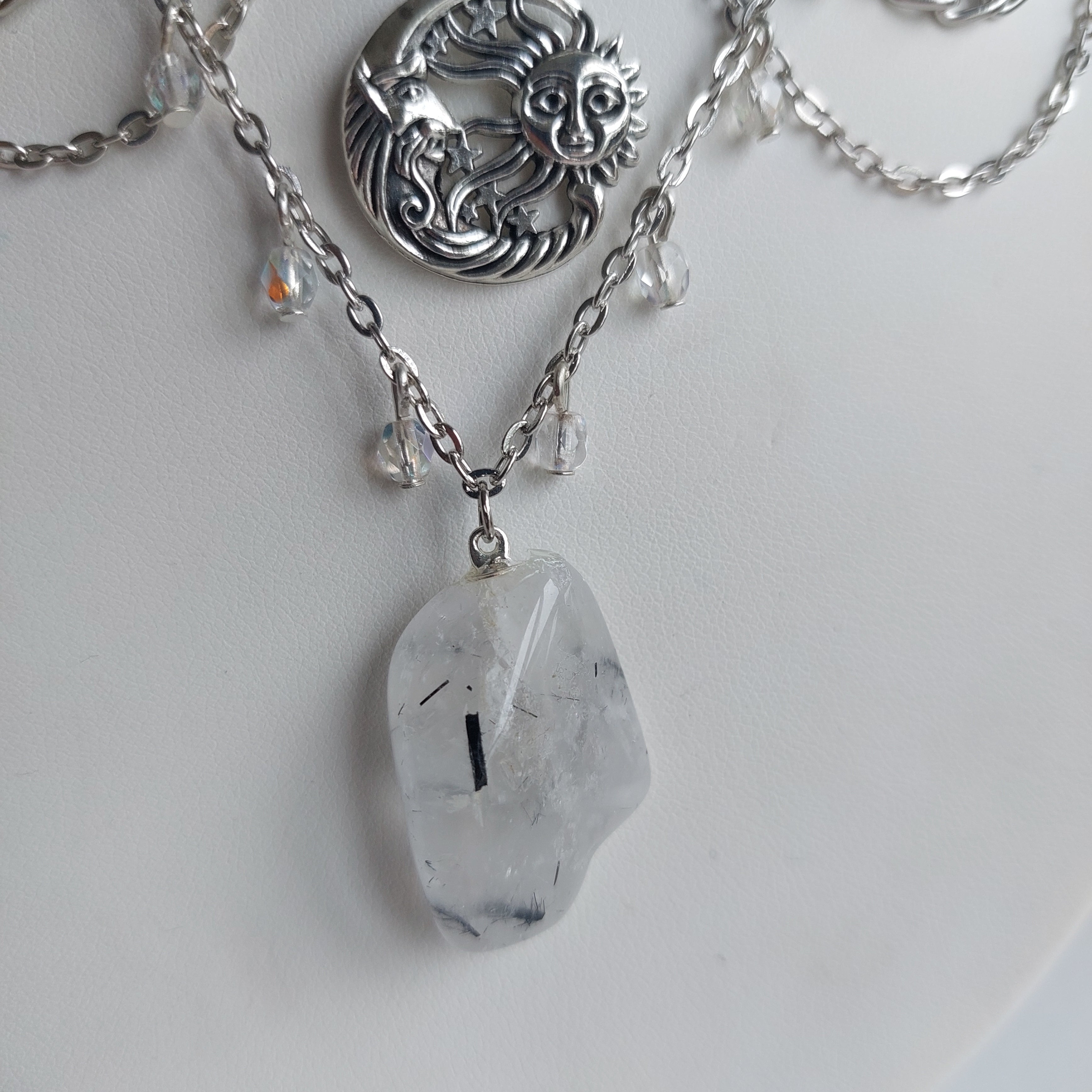 Collier "Lune de Quartz"