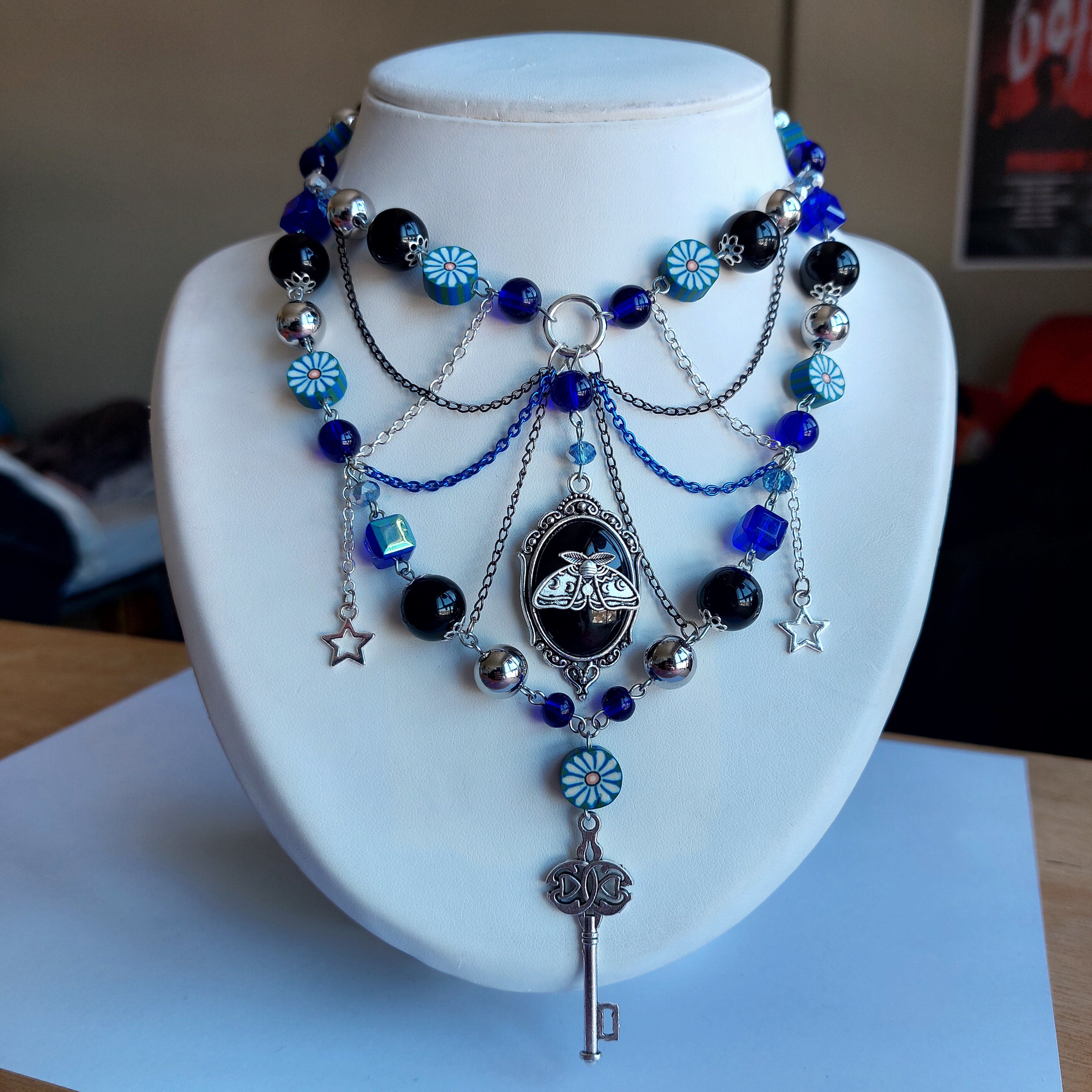 Collier  "Papillon de Nuit"