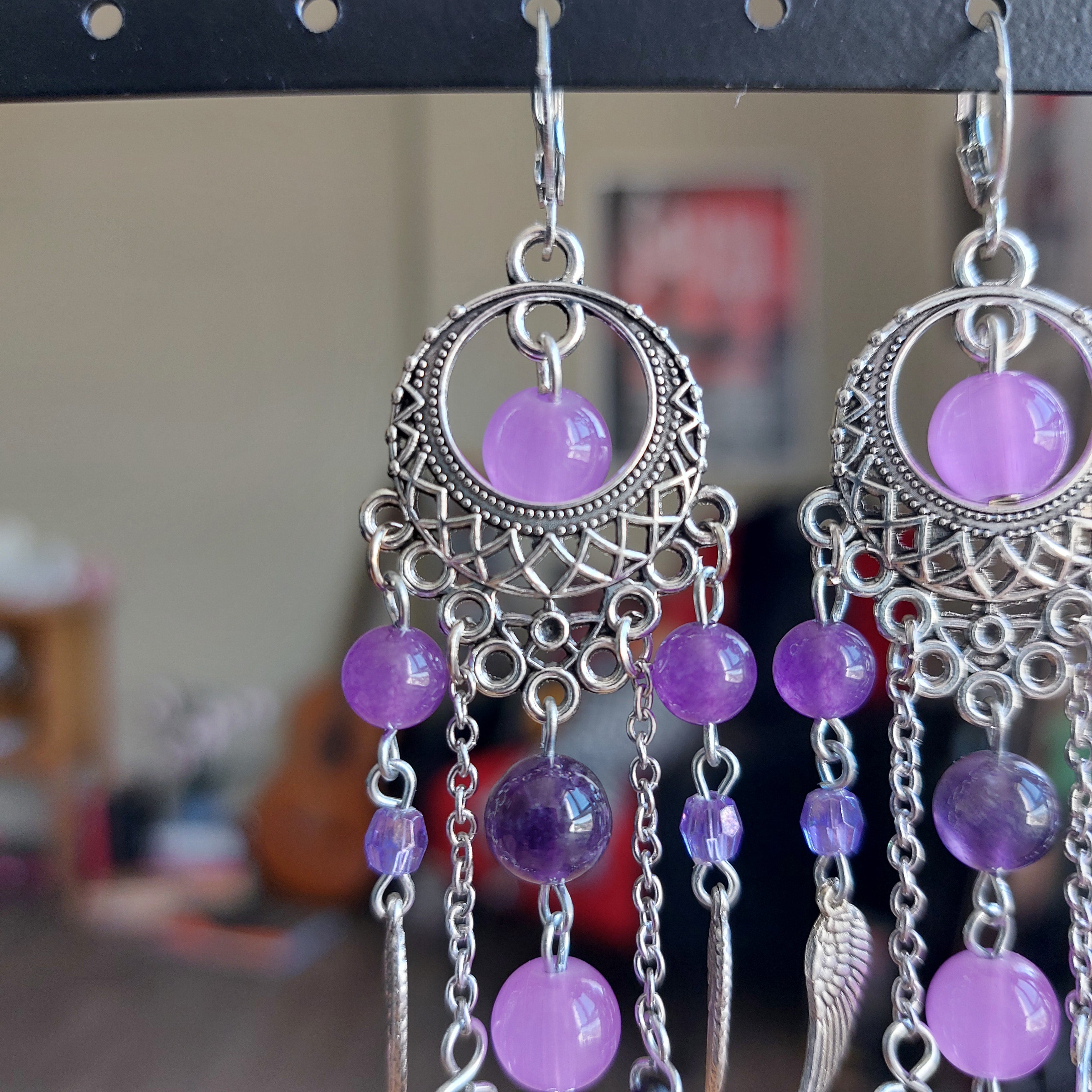 Boucles d'oreilles "Purple Dream"