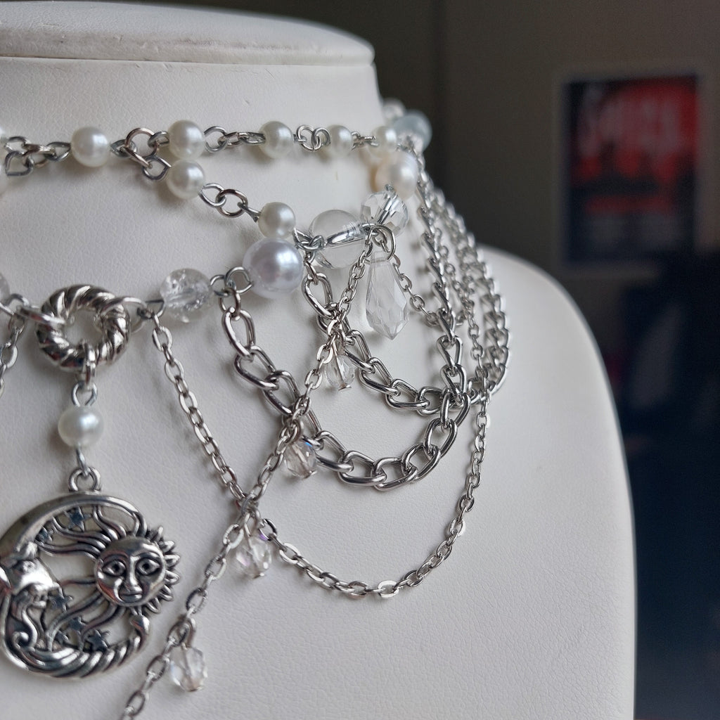 Collier "Lune de Quartz"