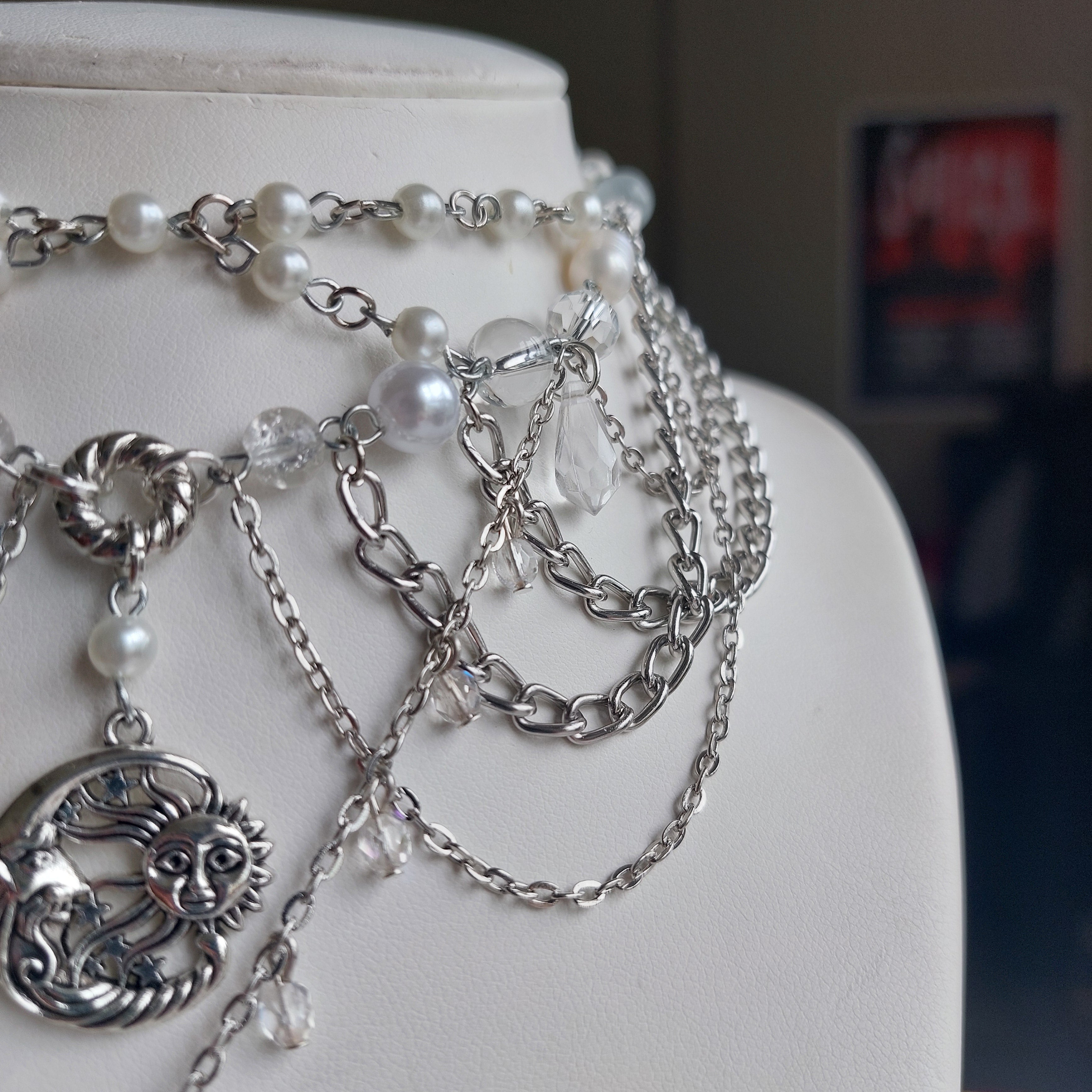 Collier "Lune de Quartz"
