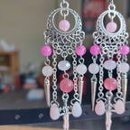 Boucles d'oreille "Pink Dream"
