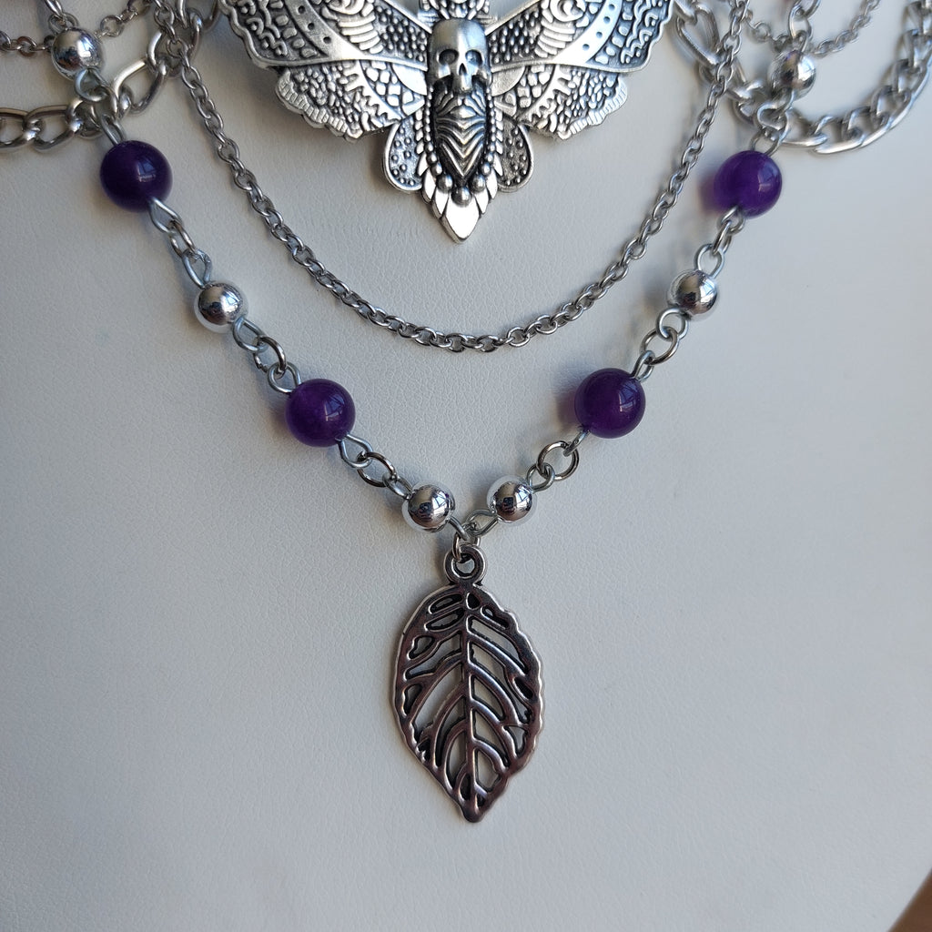 Collier "Purple Sphinx"