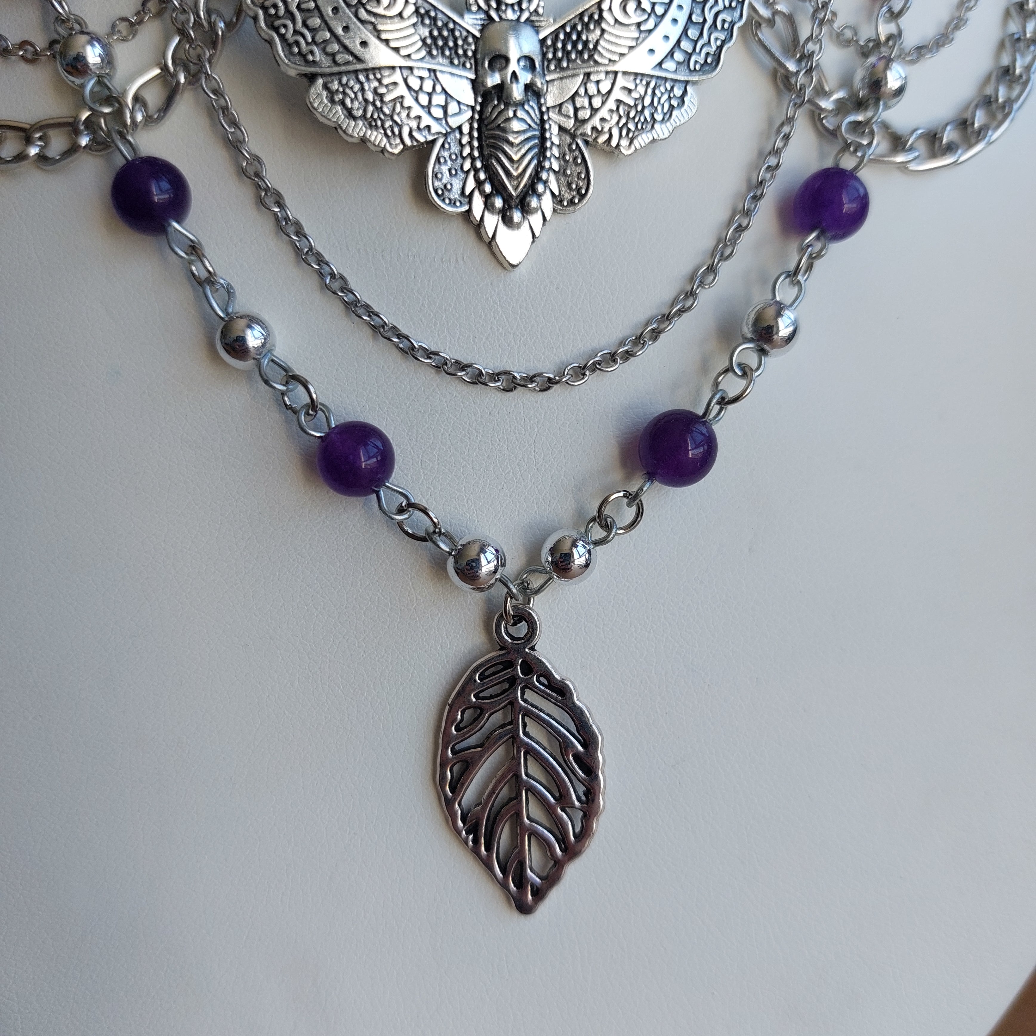 Collier "Purple Sphinx"