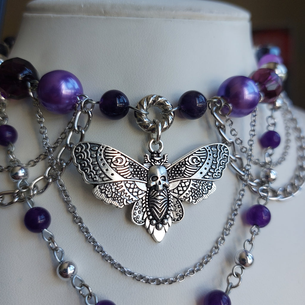 Collier "Purple Sphinx"