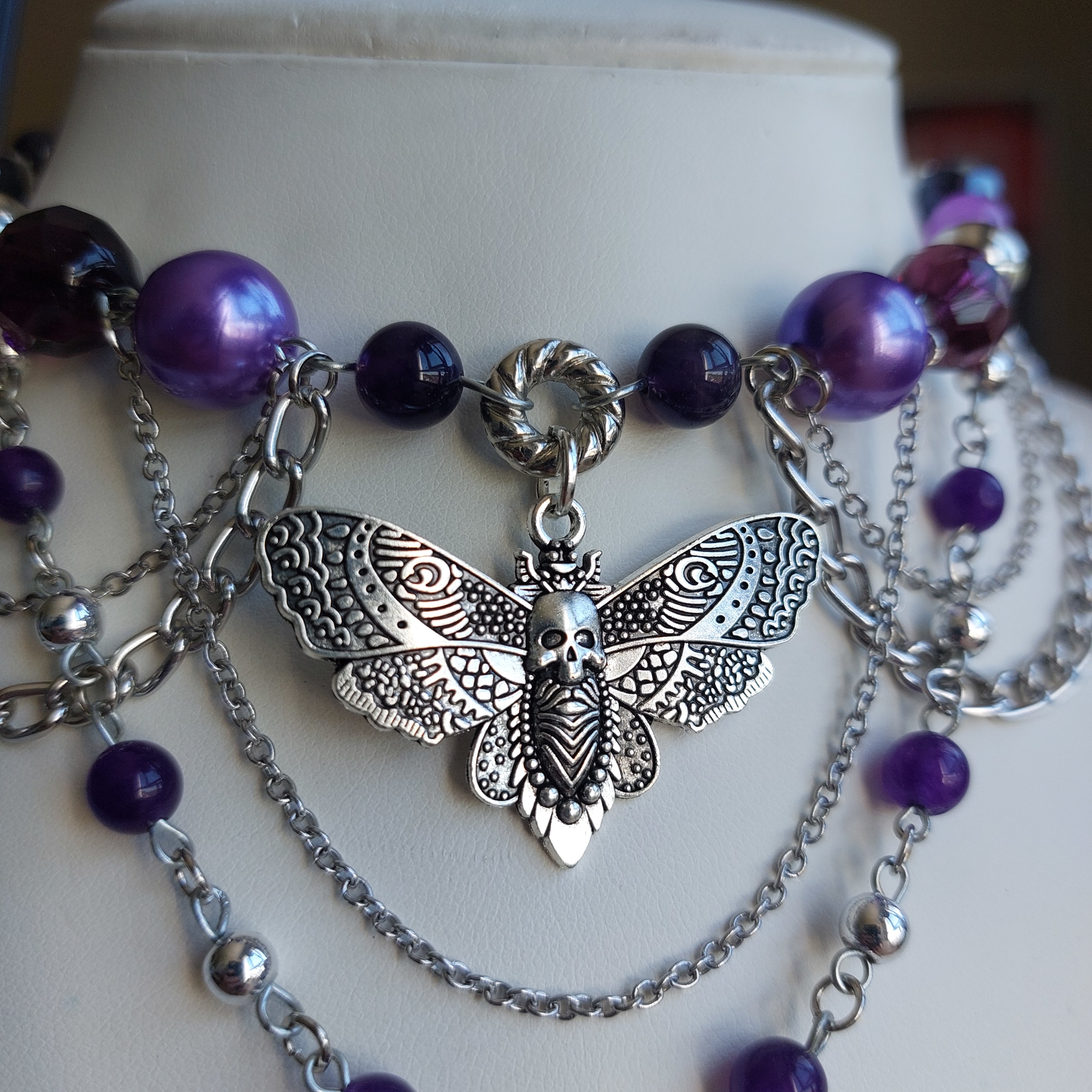 Collier "Purple Sphinx"