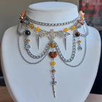 Collier "Spiky Bat"