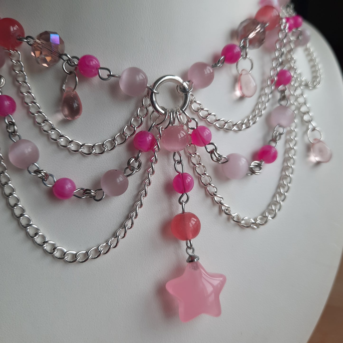 Collier "Pink Star"