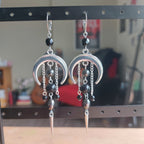 Boucles d'oreilles "Black Moon"