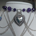 Collier "Purple Heart"