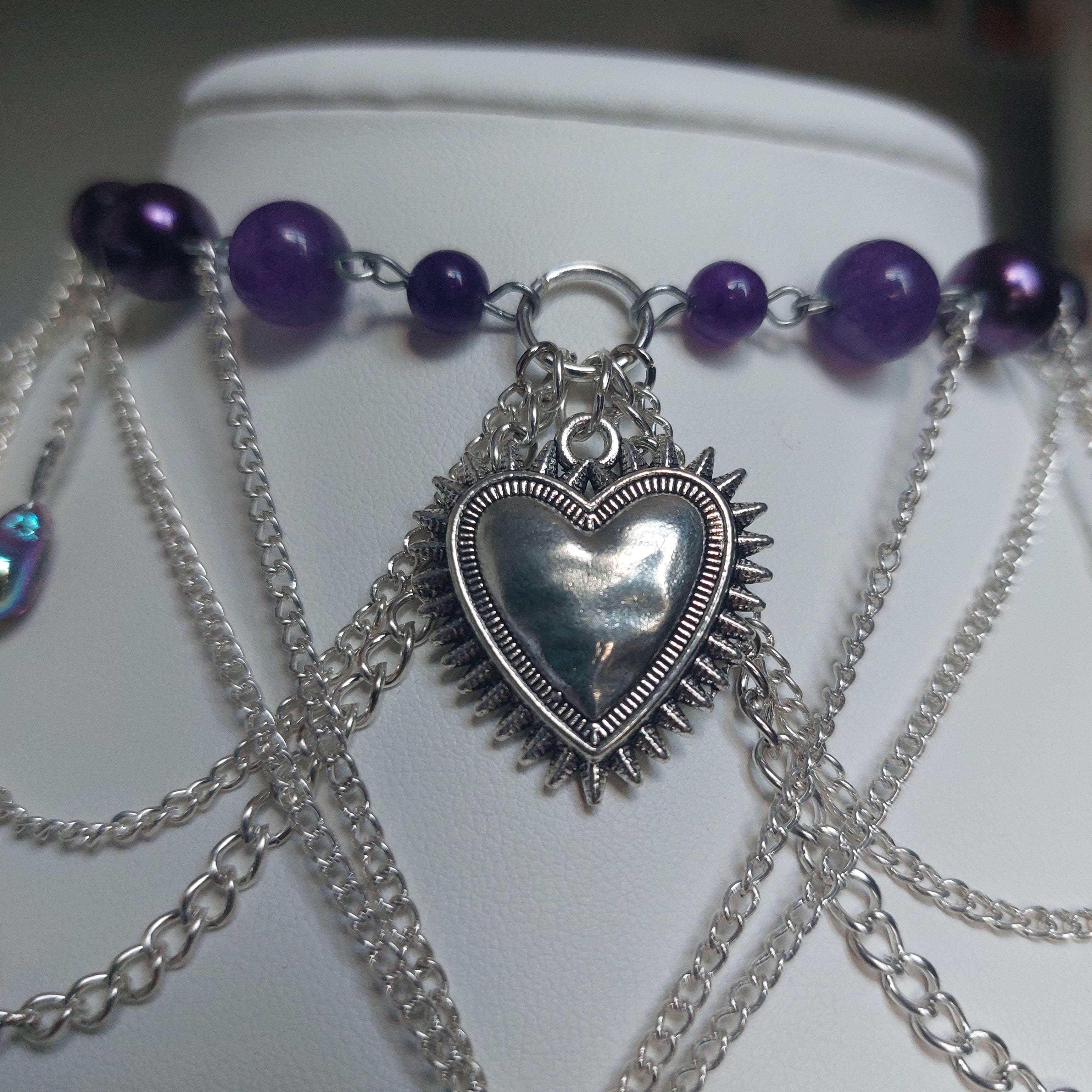 Collier "Purple Heart"