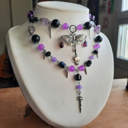 Collier  "Papillon Empoissonné"