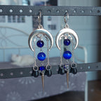 Boucles d'oreilles "Blue Moon"