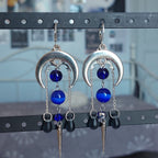 Boucles d'oreilles "Blue Moon"