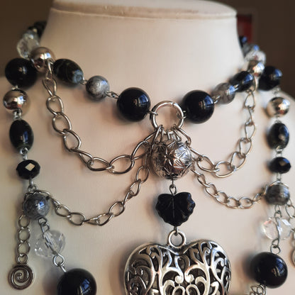 Collier "Amour Gothique"