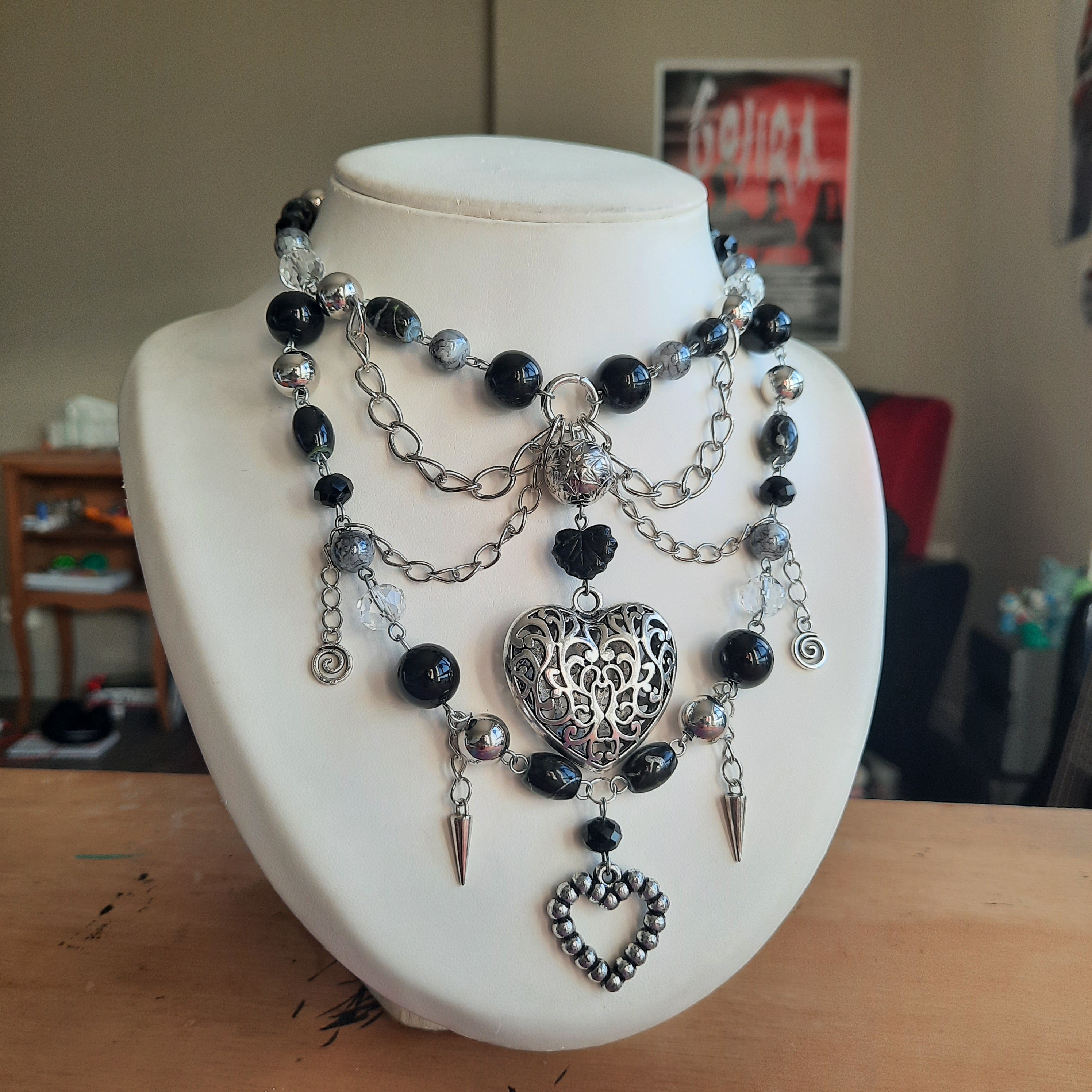 Collier "Amour Gothique"