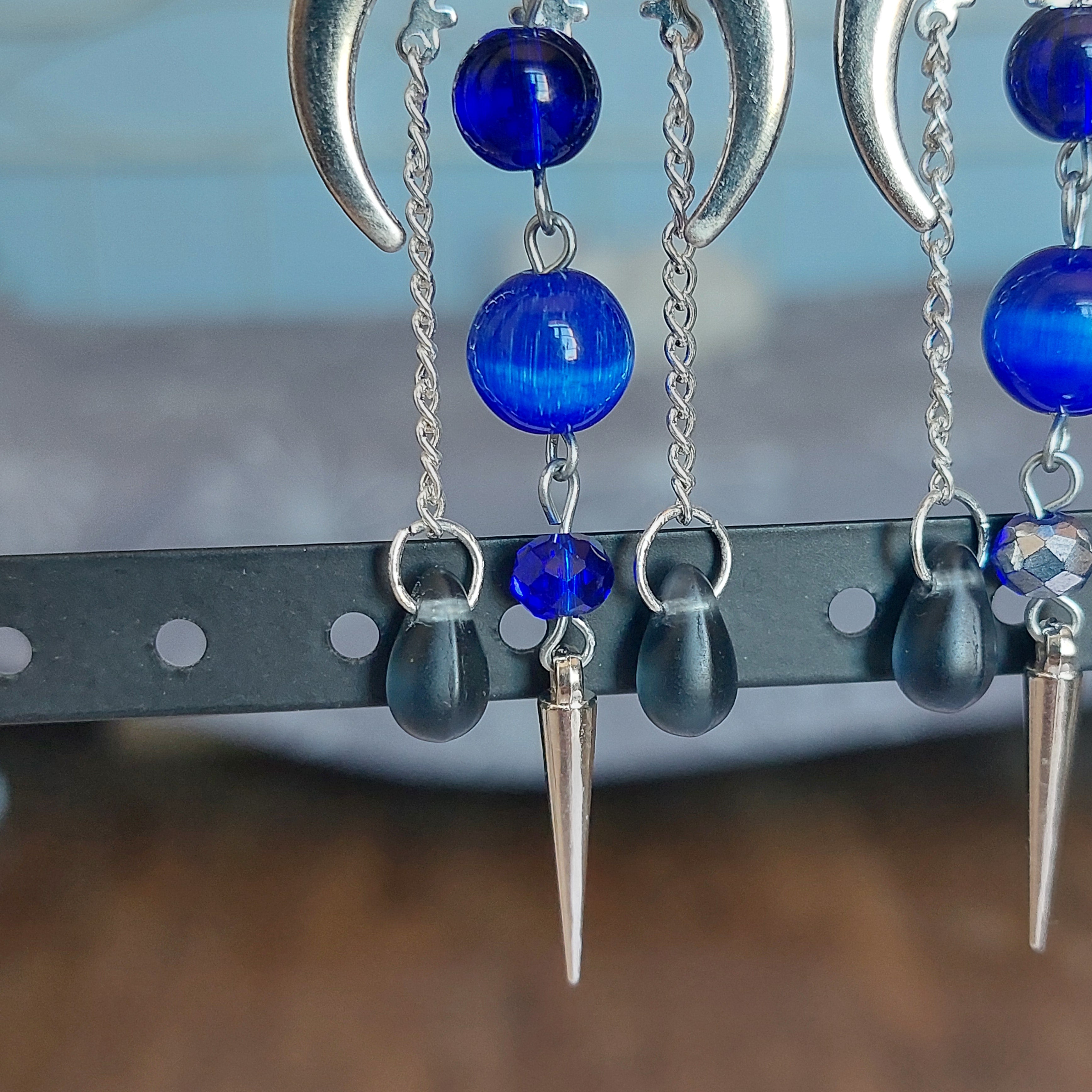 Boucles d'oreilles "Blue Moon"