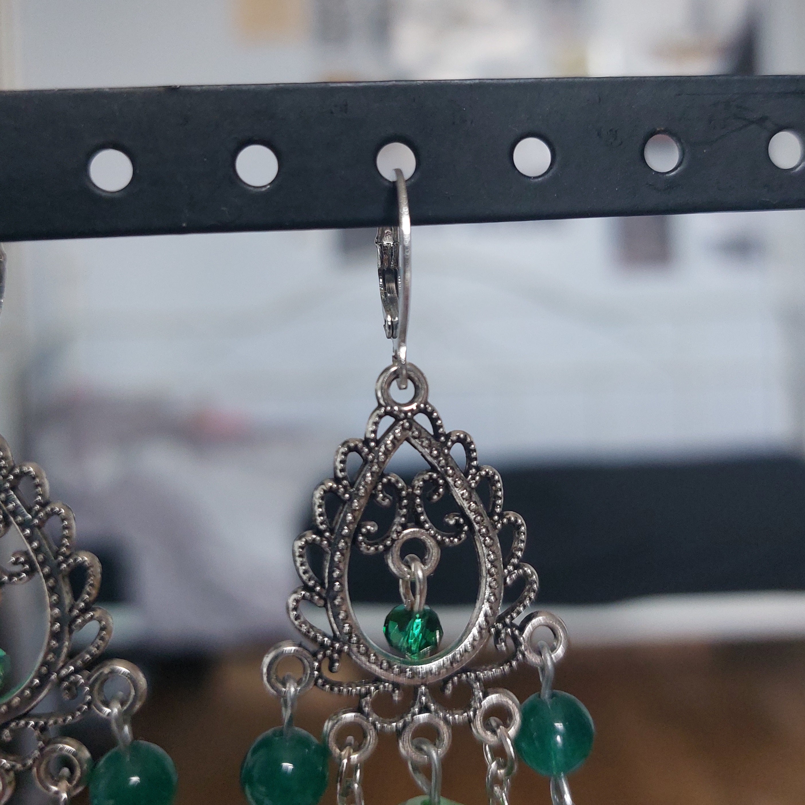 Boucles d'oreilles "Green Dream"
