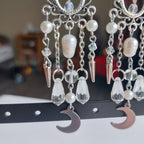 Boucles d'oreilles "Clair de Lune"
