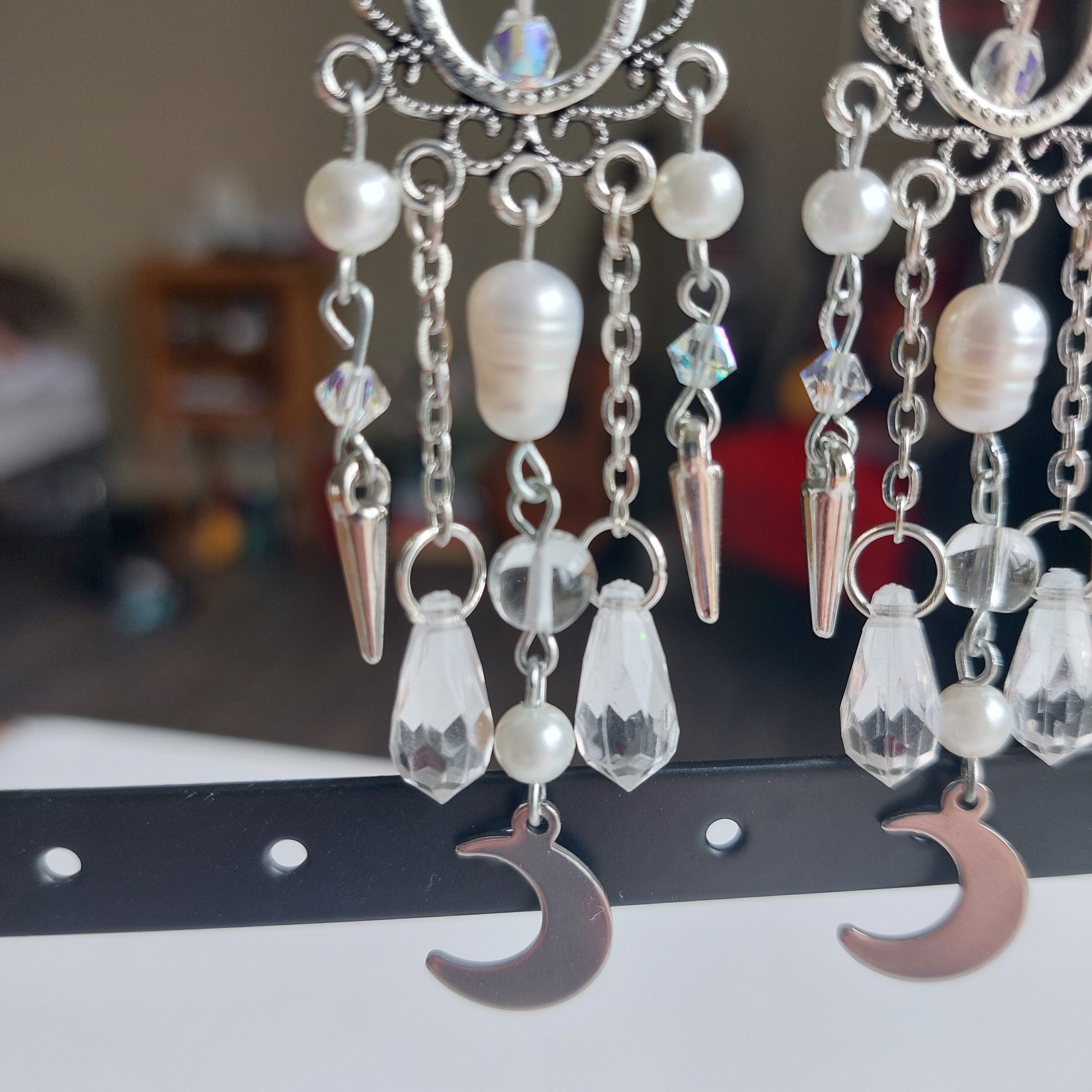 Boucles d'oreilles "Clair de Lune"