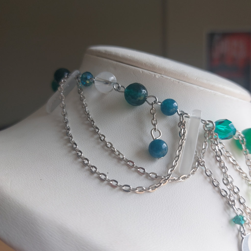 Collier "Moss Heart"