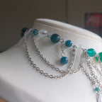 Collier "Moss Heart"