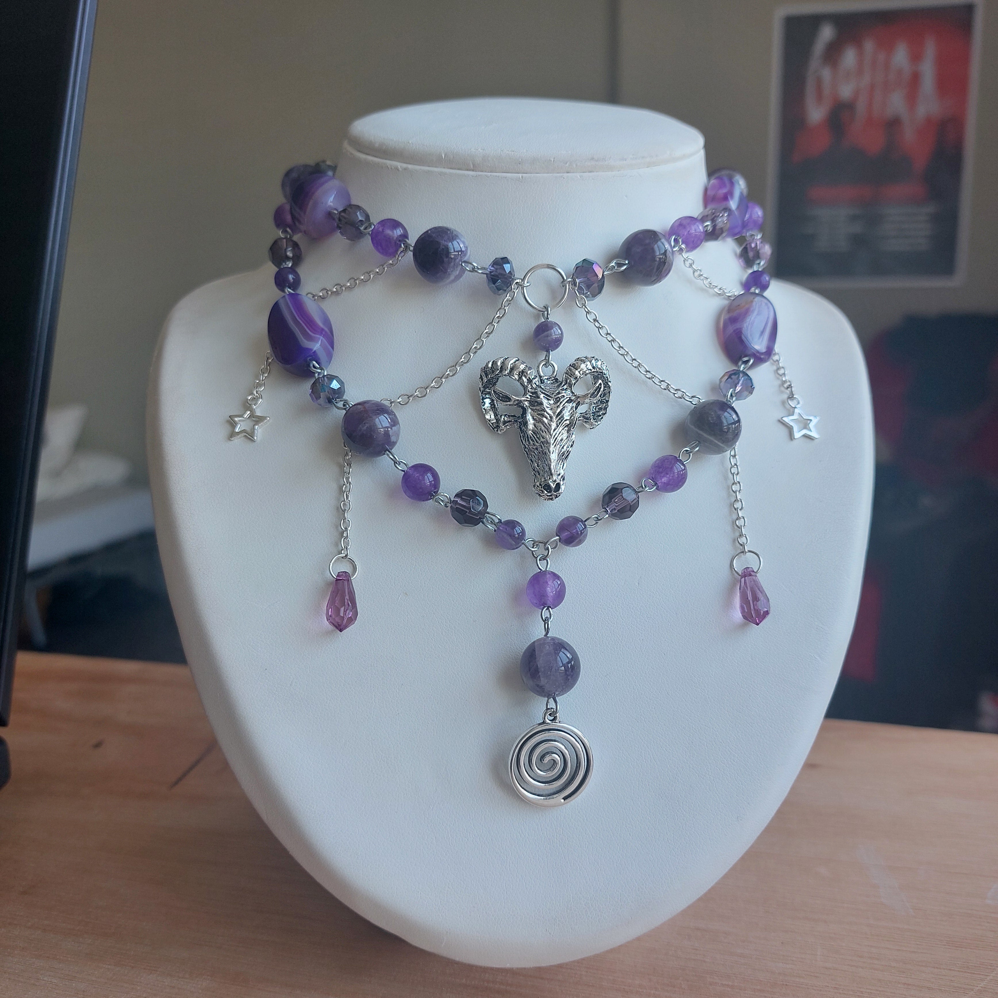 Collier "Purple WitchCraft"
