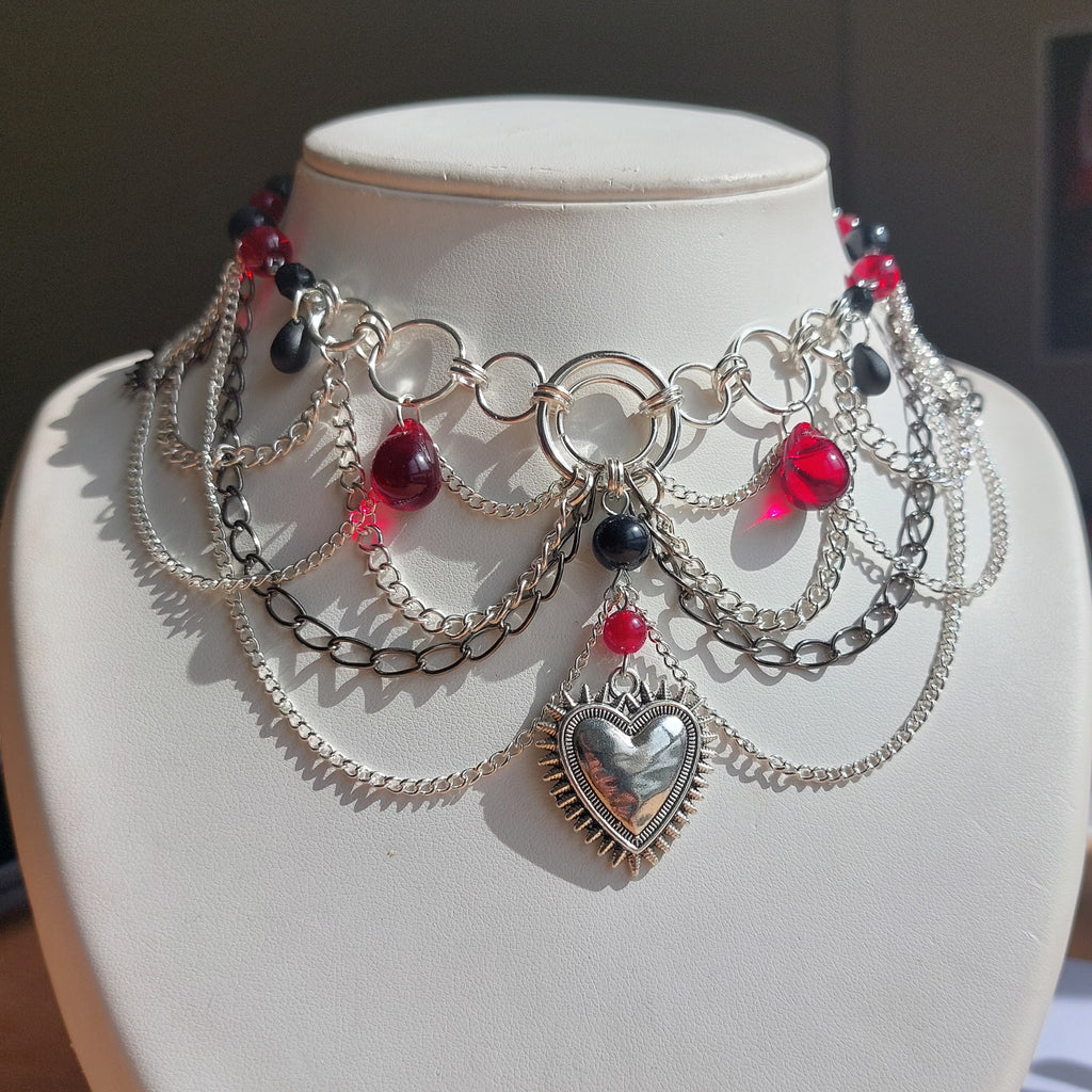 Collier "Punk Love"