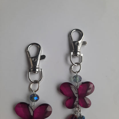 Porte-clés assortis "Papillons"