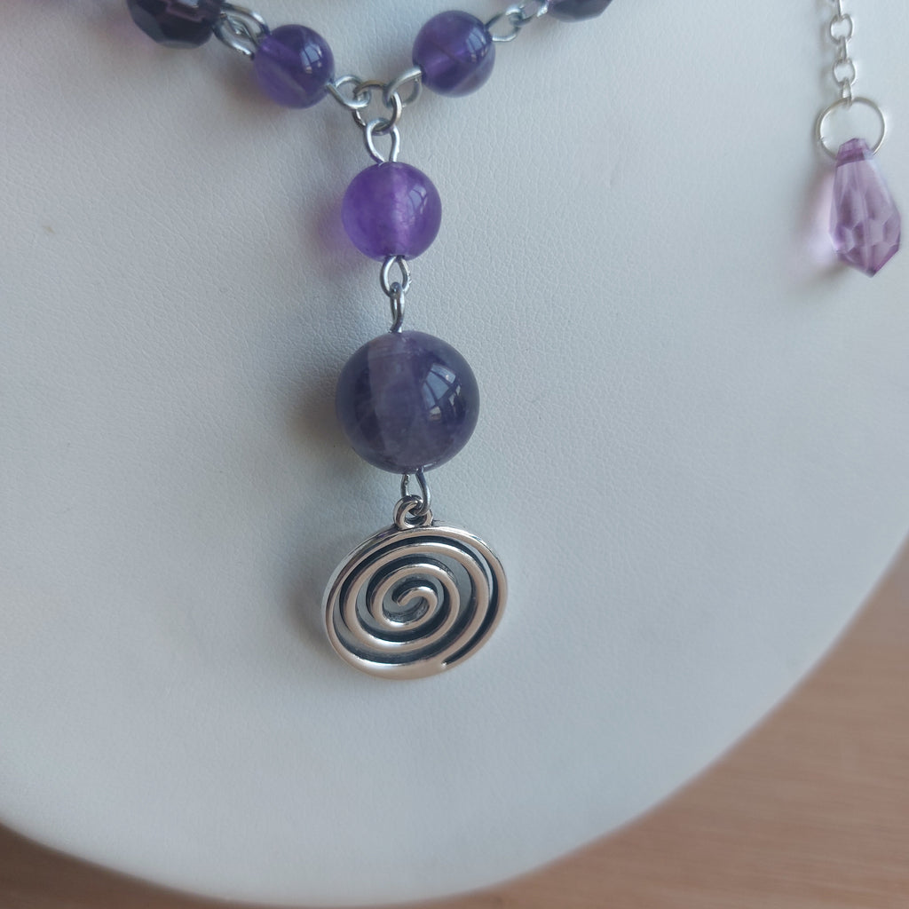 Collier "Purple WitchCraft"