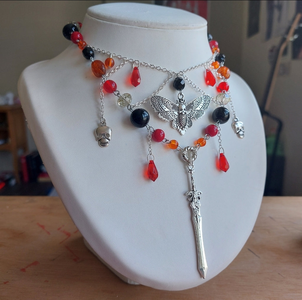 Collier "DeathMoth"