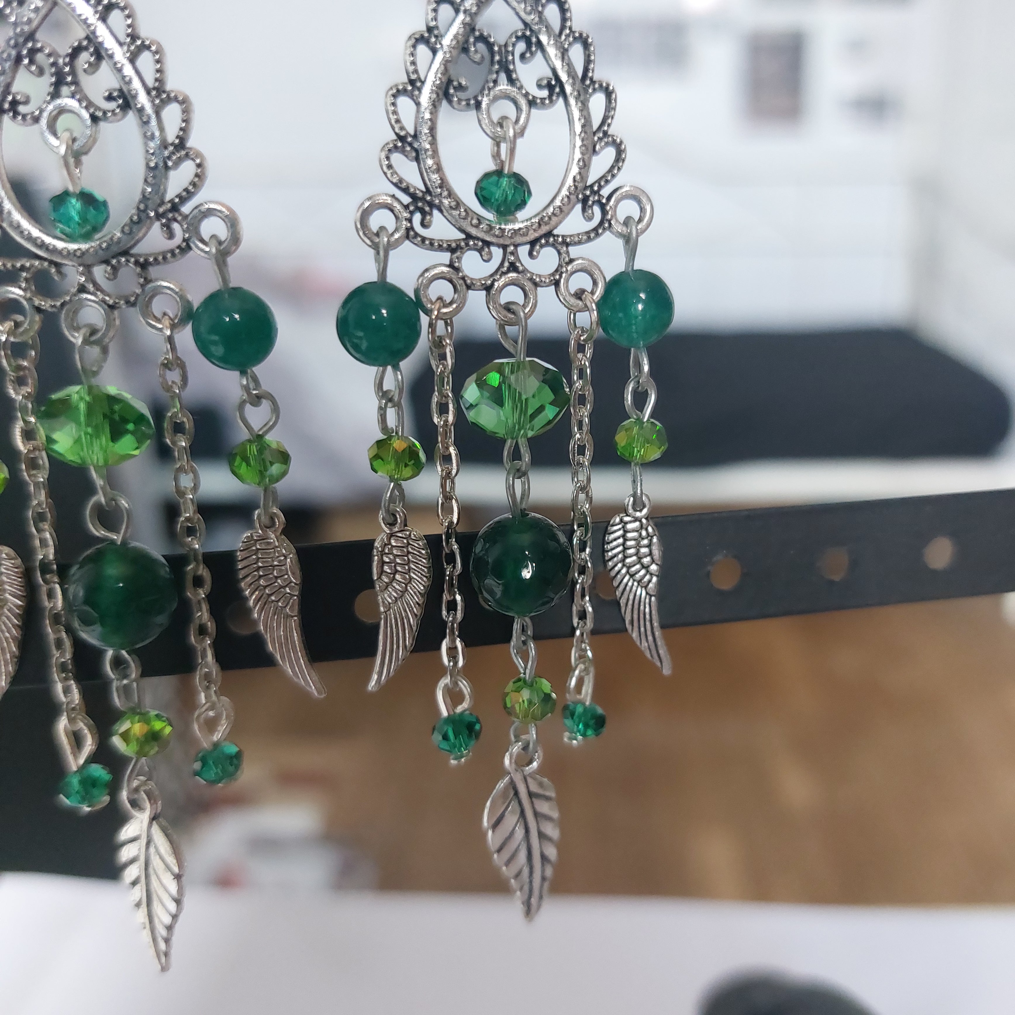 Boucles d'oreilles "Green Dream"