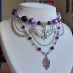 Collier "Purple Sphinx"