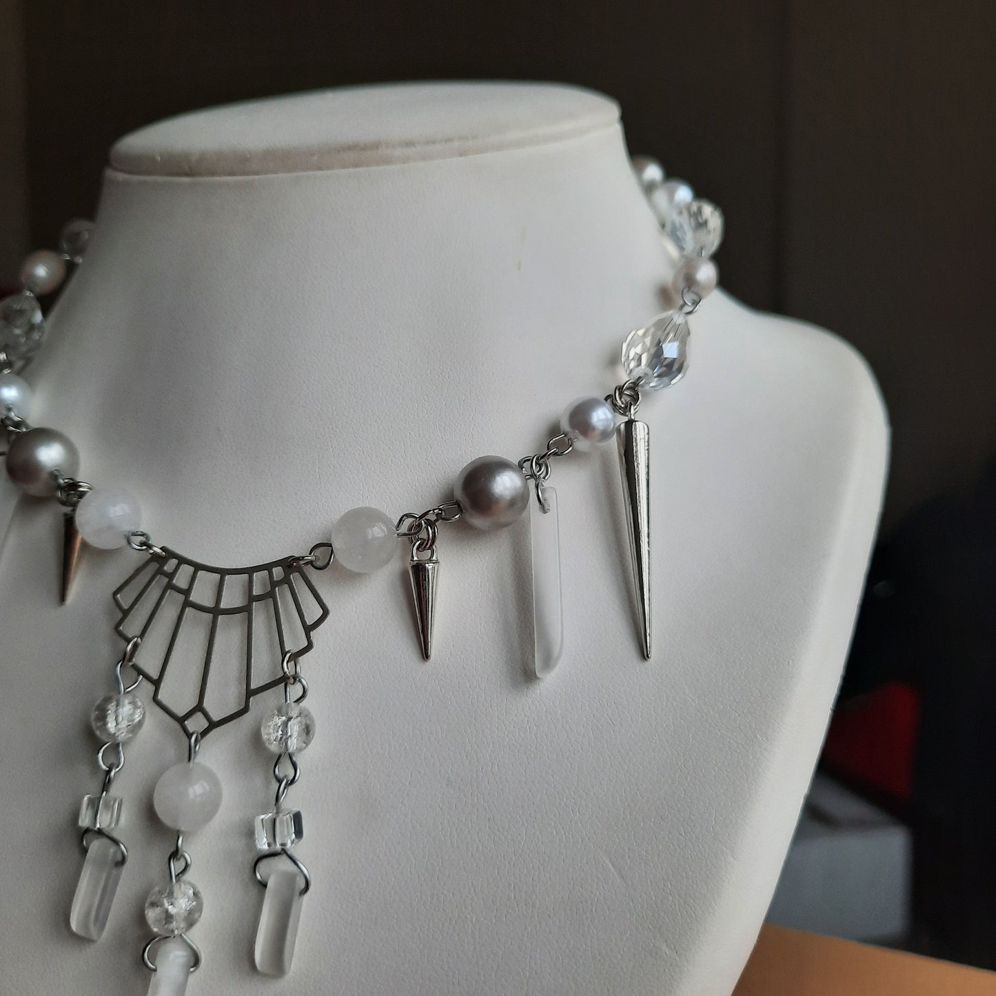 Collier "Cristaux Liquides"