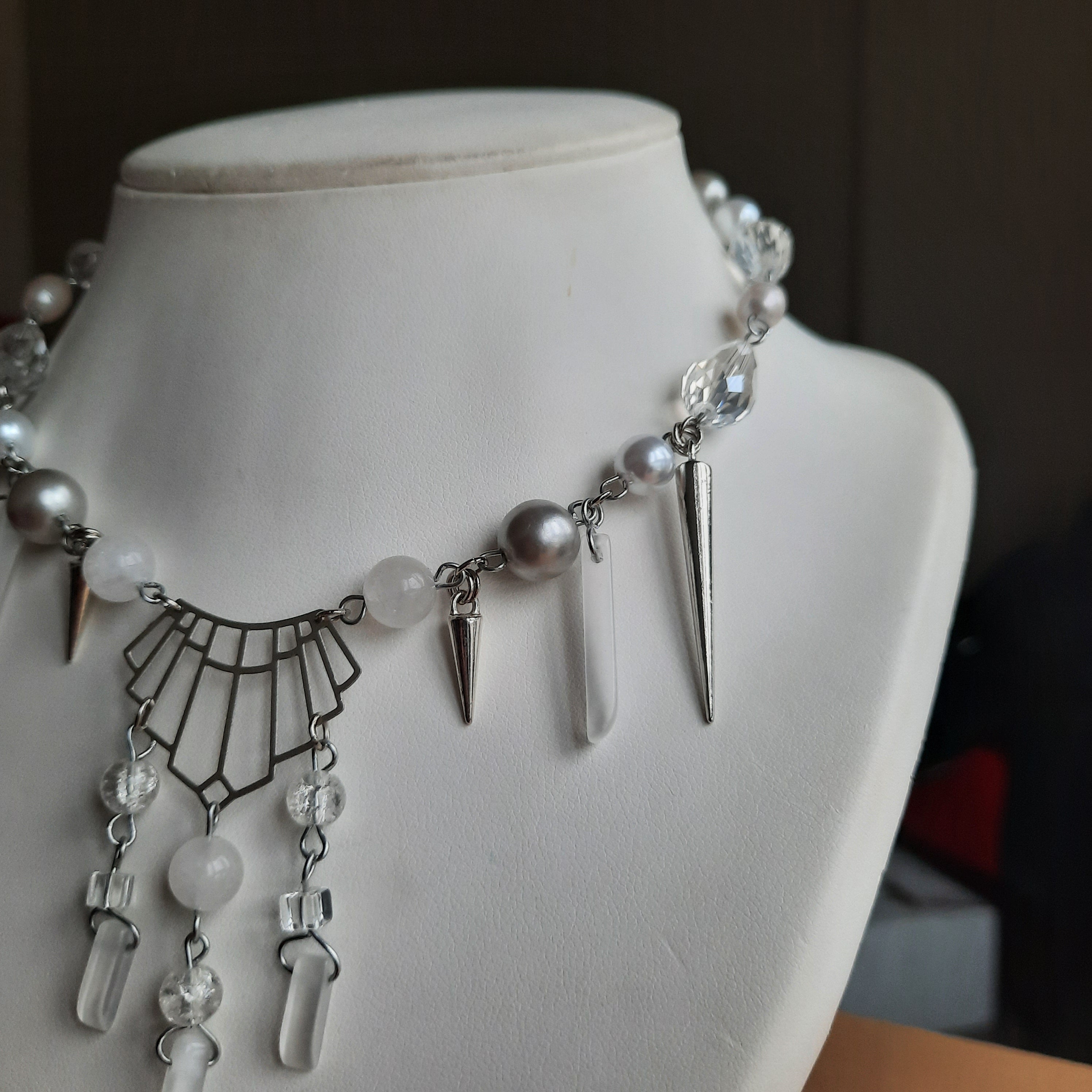 Collier "Cristaux Liquides"
