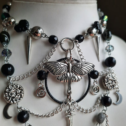 Collier "Papillon Noir"