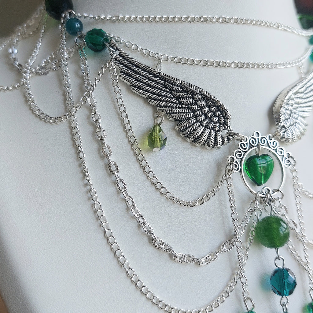 Collier "Green Angel"