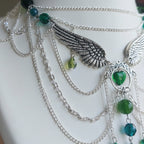 Collier "Green Angel"