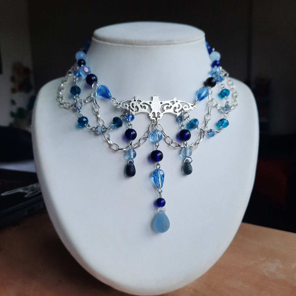 Collier "Blue Bat"