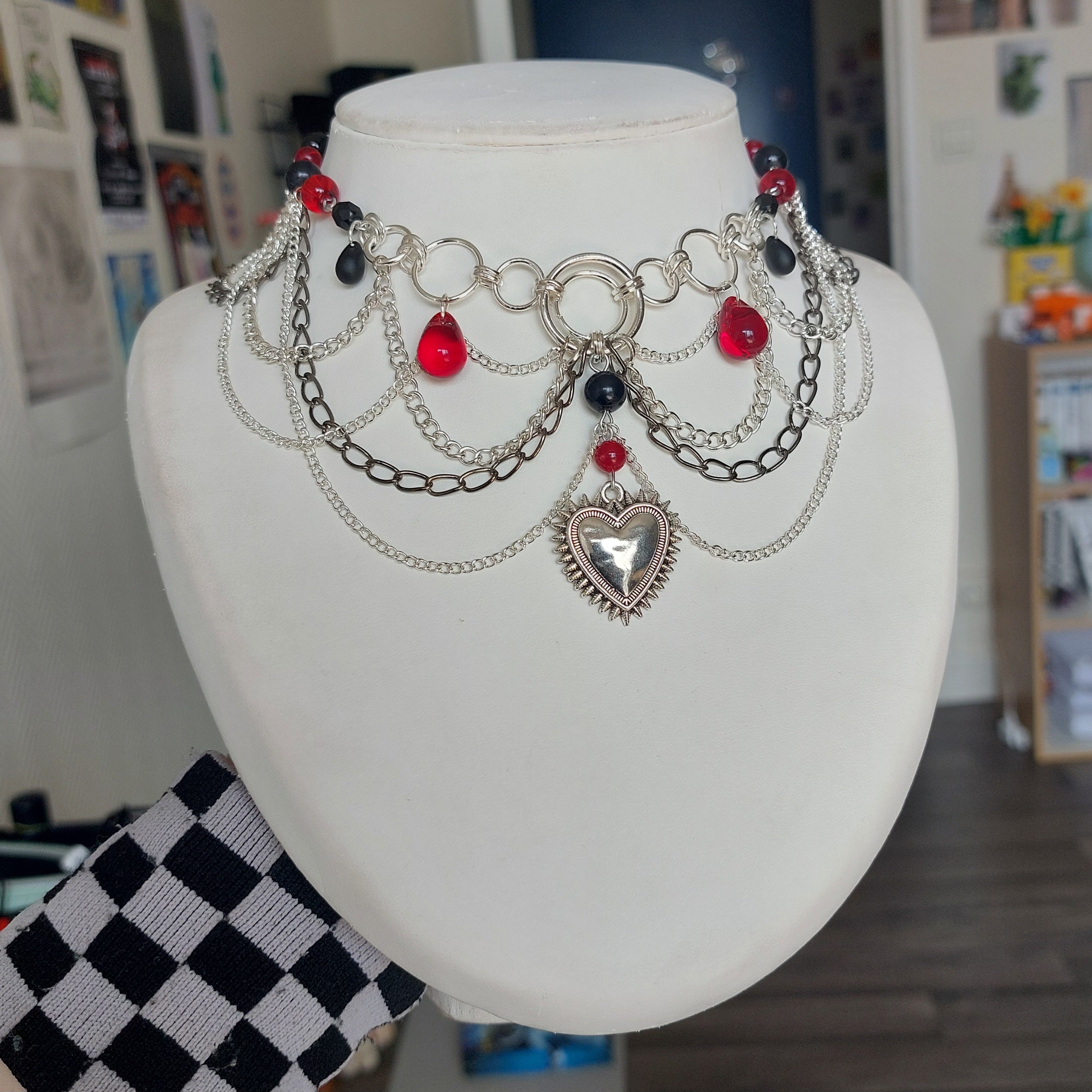 Collier "Punk Love"