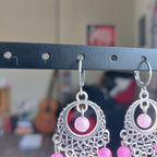 Boucles d'oreille "Pink Dream"