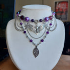 Collier "Purple Sphinx"