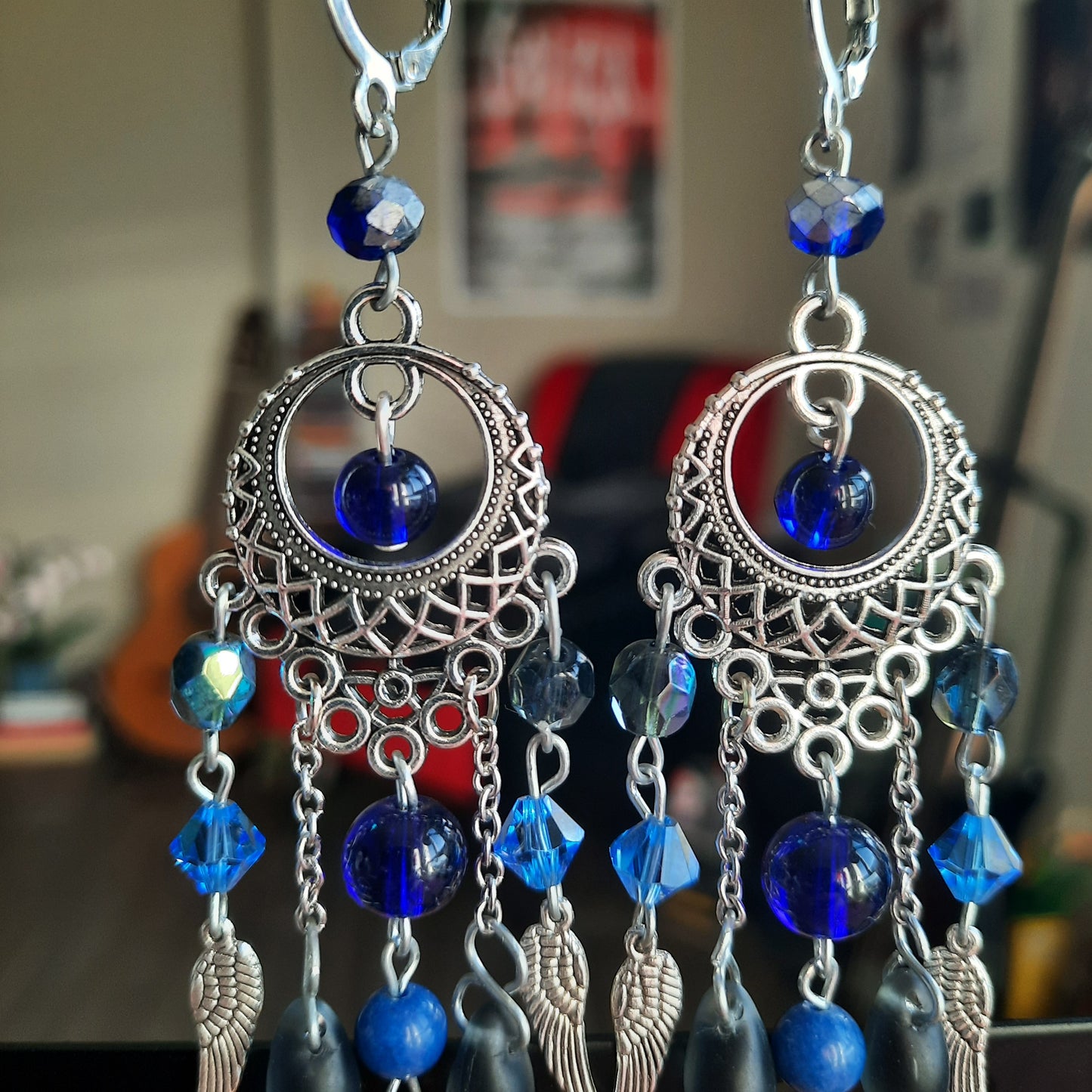 Boucles d'oreille "Rêves Bleus"